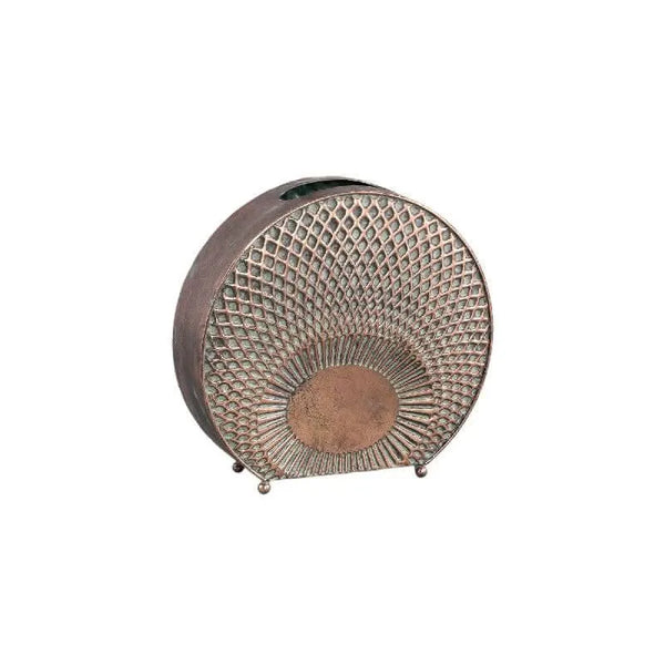Yoeri Cuivre fer pot écailles motif rond petit