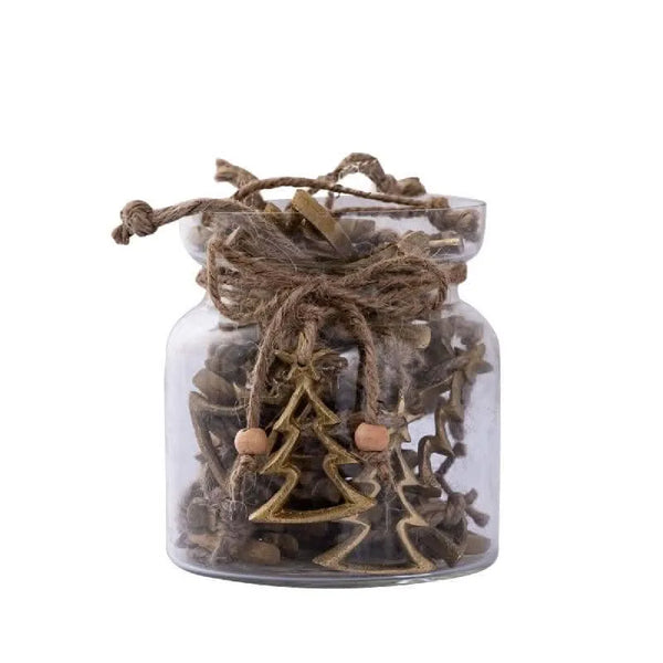 Cintre pour arbre en aluminium Myrcella Gold en pot 30 PCS
