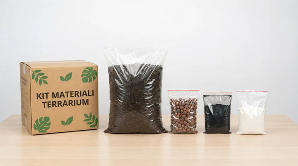 Kit Complet Matériaux Terrarium - Tout le Nécessaire pour Votre Projet