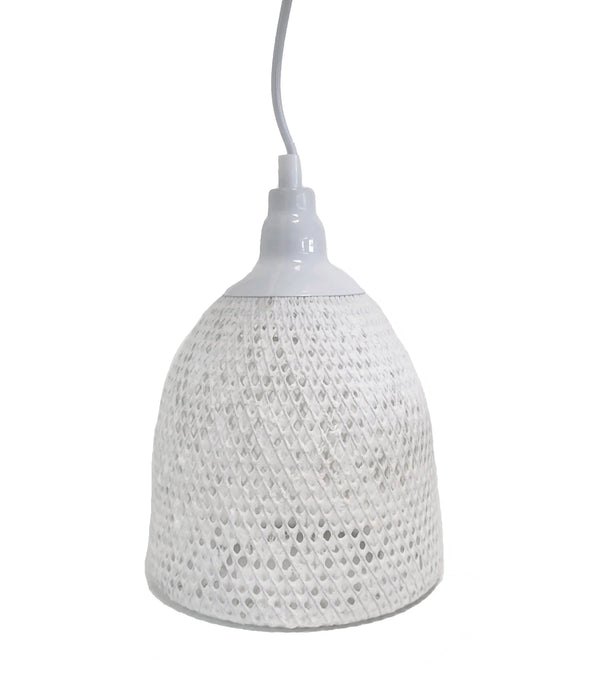Lampes suspendues design blanches PTMD Giza OFFRE