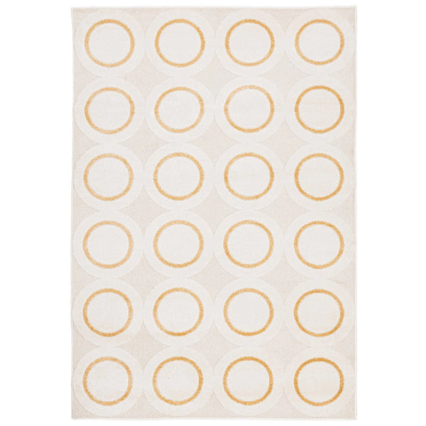 Tapis Zina crème à vagues