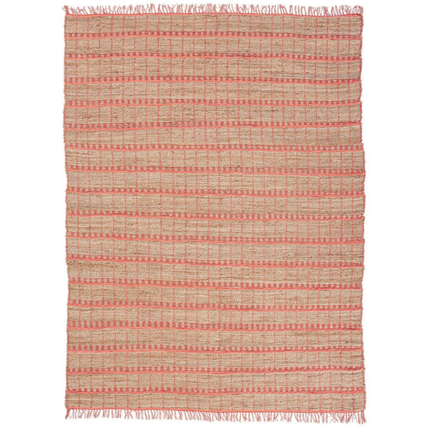 Tapis marron et rose du Rwanda
