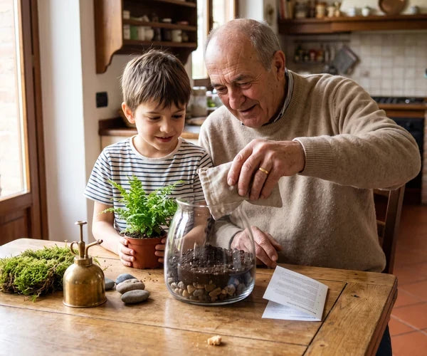 Geschenk zum Großelterntag: Warum ein Bonsai oder ein DIY-Terrarium-Set genau das Geschenk ist, auf das du gewartet hast