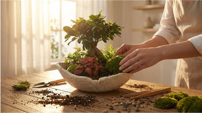 Le bricolage qui nourrit l'âme : Créez votre géo-terrarium avec bonsaï
