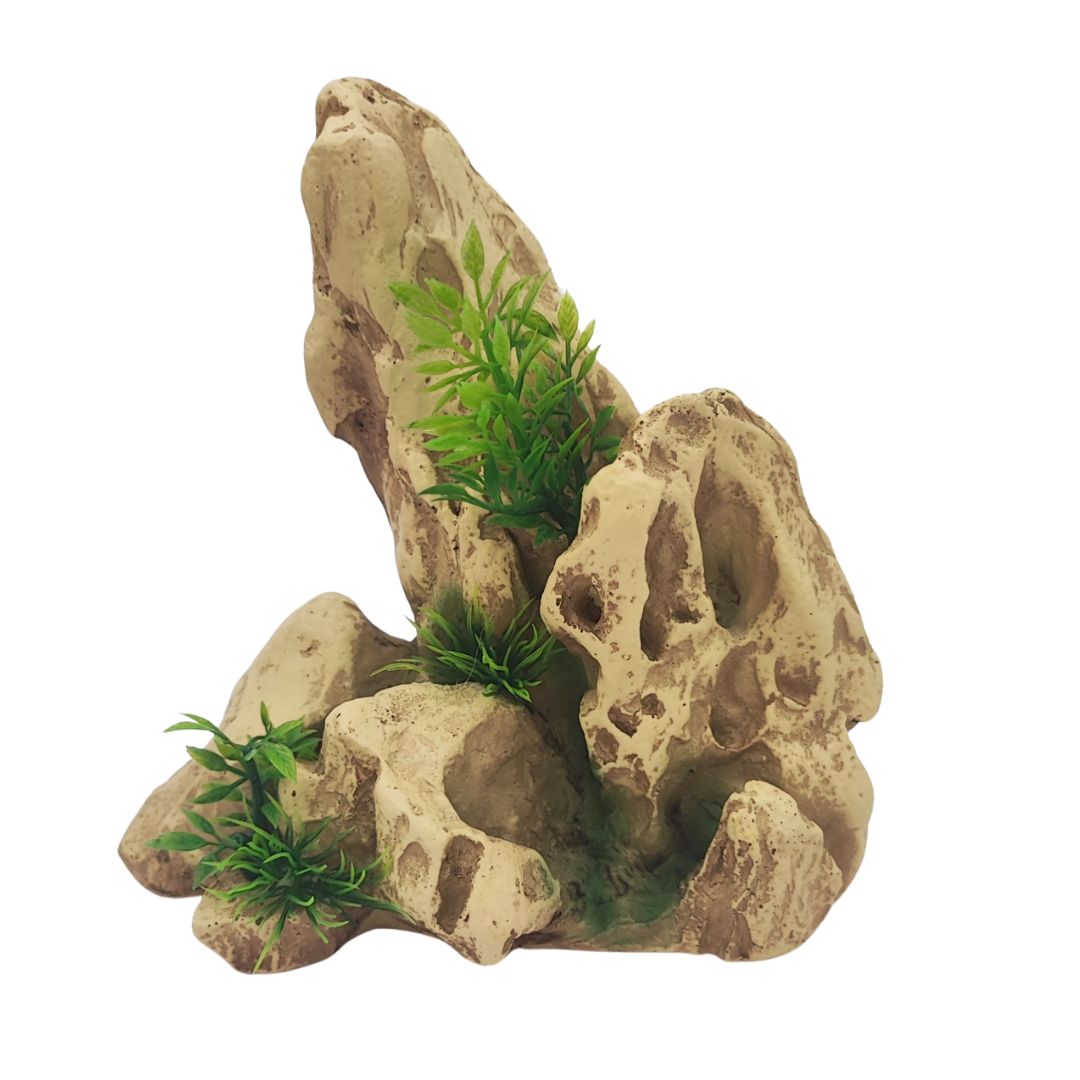 Statua Buddha In Arenaria Per Acquario – Meditazione, 20x6,8 Cm, Decoro Zen Per Casa E Giardino
