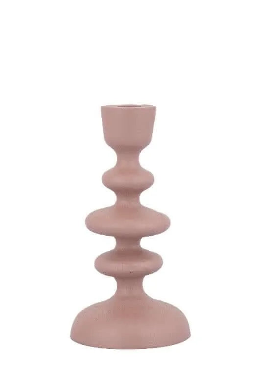 Lisanne Beige casted alu candleholder circles S - i Giardini di Giulia  
