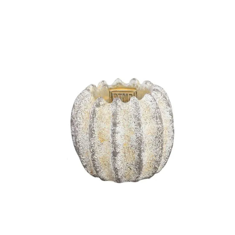 Cheyene Cream cement round pot lines XS - i Giardini di Giulia  