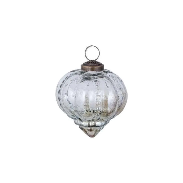 Jazmine Green boule en forme de cône en verre brillant XS
