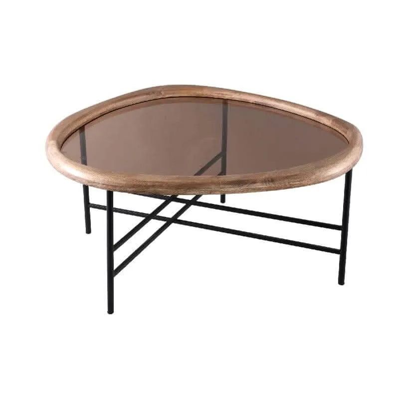 Neelix Natural rubberwood organic coffeetable M - i Giardini di Giulia  