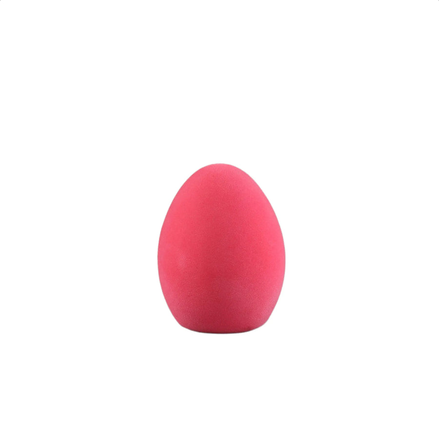 Kassem Pink flocking terracotta deco easter egg S - i Giardini di Giulia  