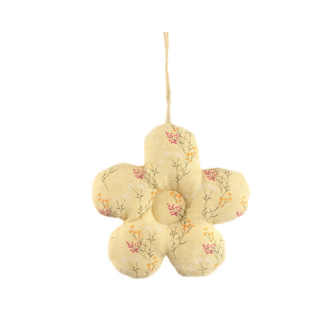 Anh Yellow pattern fabric flower shape hanger L - i Giardini di Giulia  