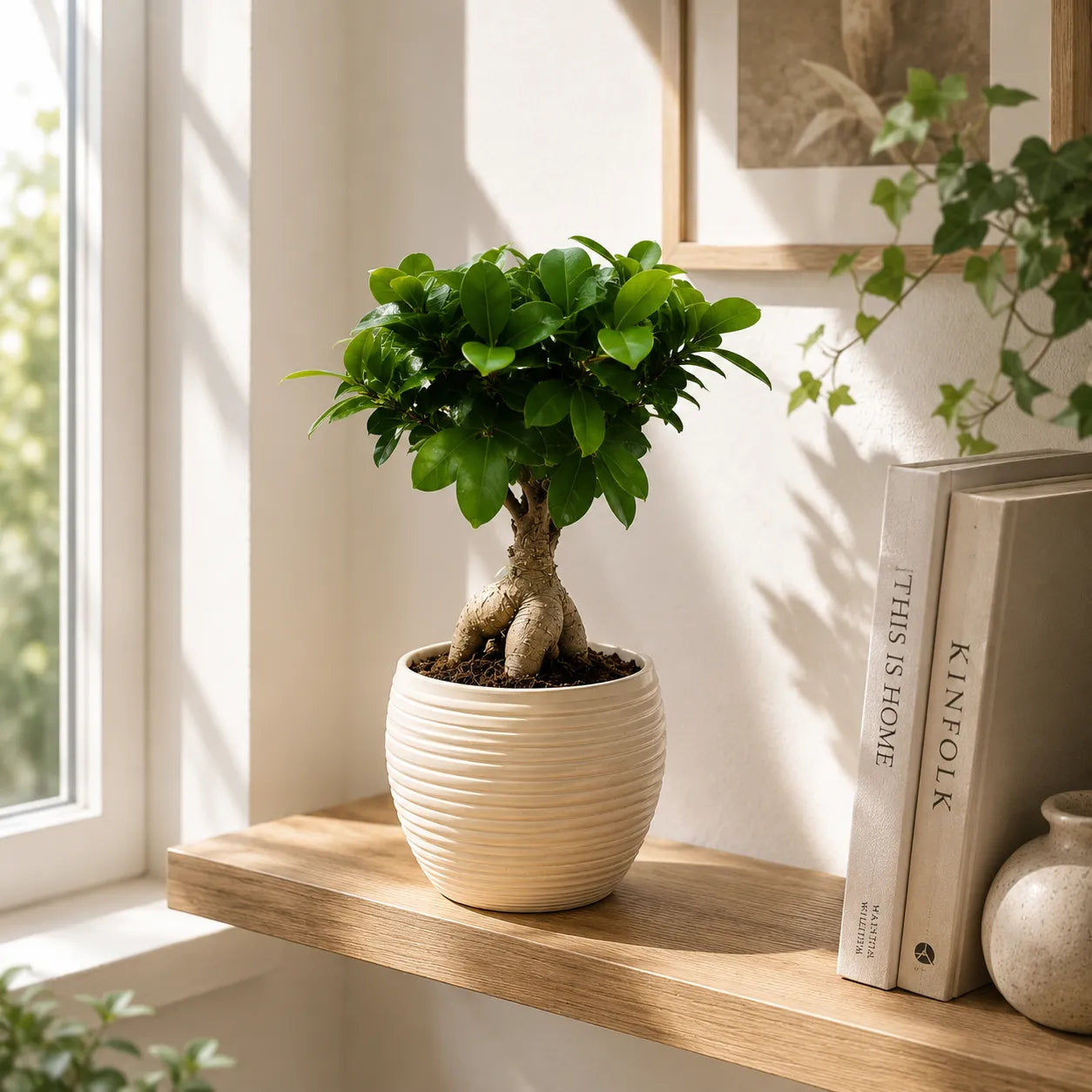 bonsai per interni Bonsai Ficus Ginseng in Vaso Sally D.13 H.33 cm i Giardini di Giulia — i  Giardini di Giulia