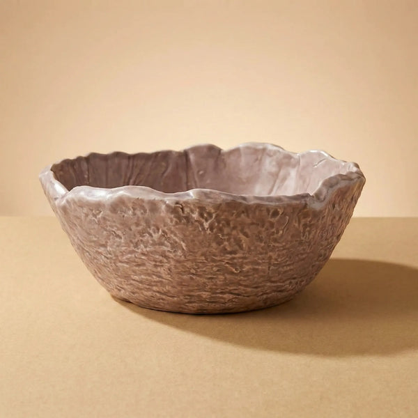 Vaso ciotola artigianale in ceramica artigianale