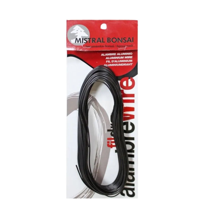 Dettaglio confezione filo alluminio per bonsai Mistral in formato verticale
