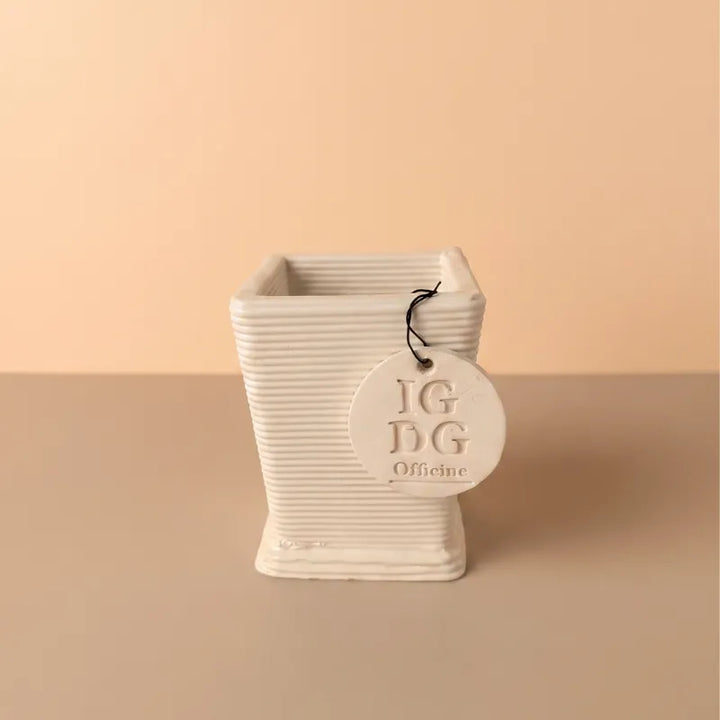 Vaso quadrato mini in ceramica artigianale