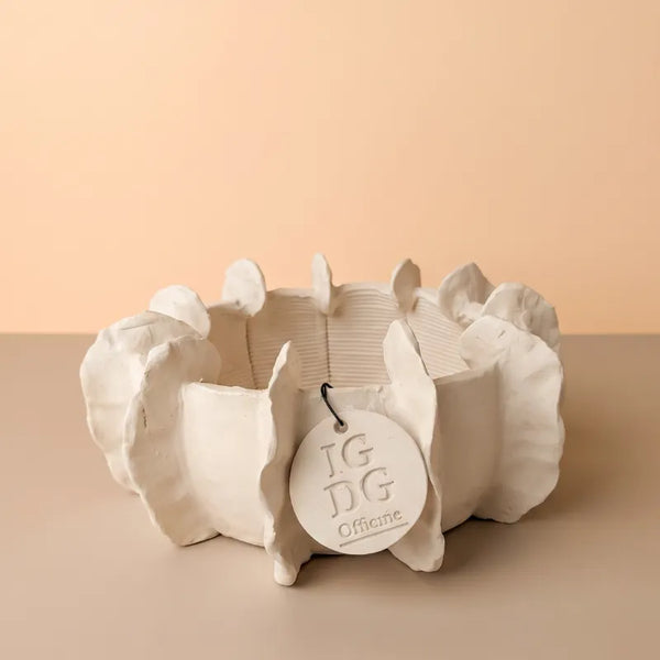 Vaso di ceramica artigianale Penelope basso