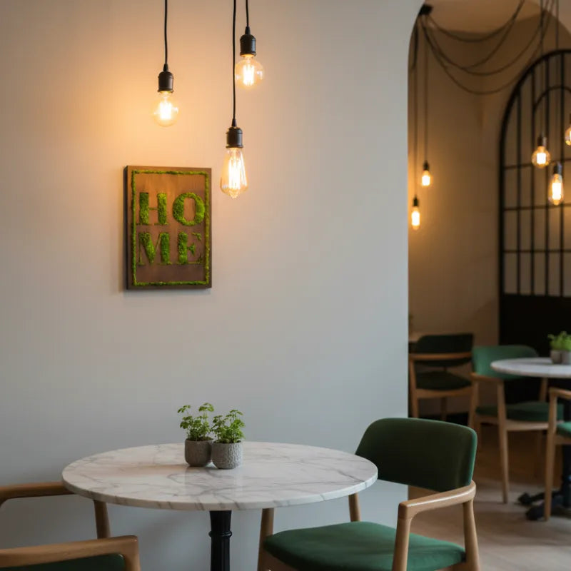 Quadro muschio stabilizzato Home - dettaglio della texture del muschio