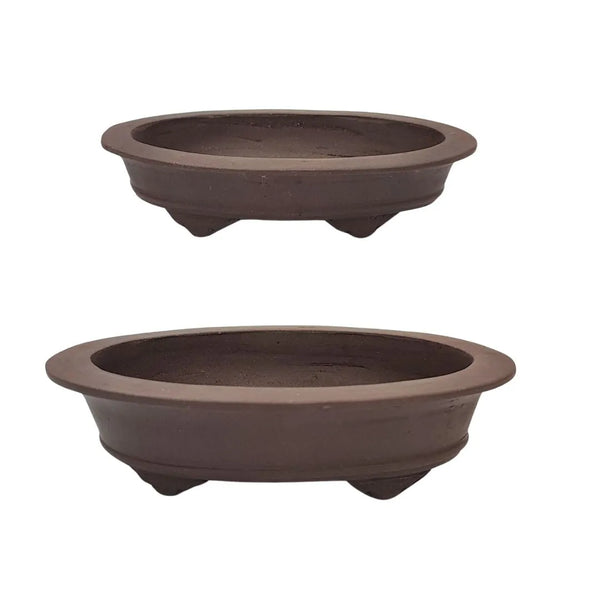 Vasi ovali per bonsai - 20x12.5x5 cm - 20x12.5x5 cm