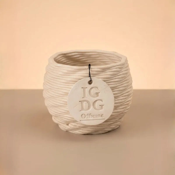 Vaso artigianale in argilla Carina– Diametro 9 cm