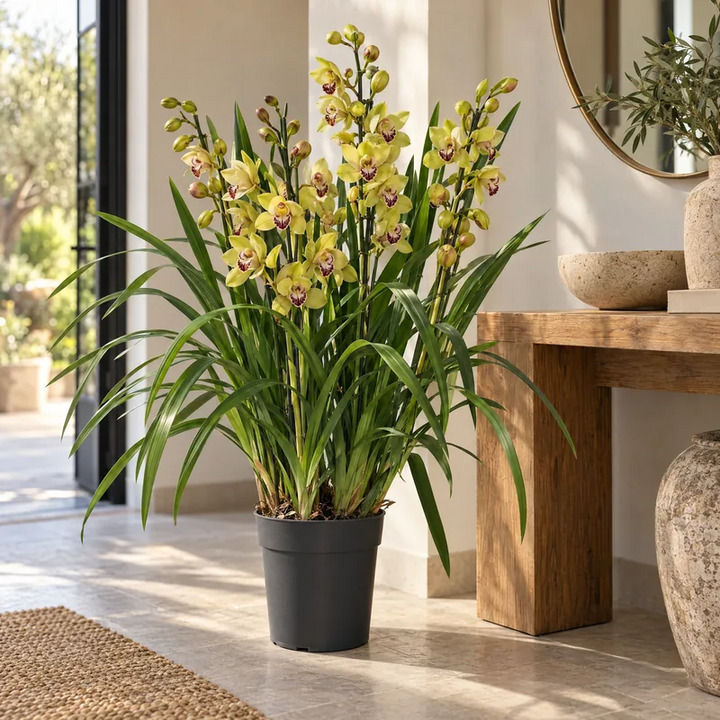 Cymbidium colori misti D.14 H.90 cm 4-5 steli