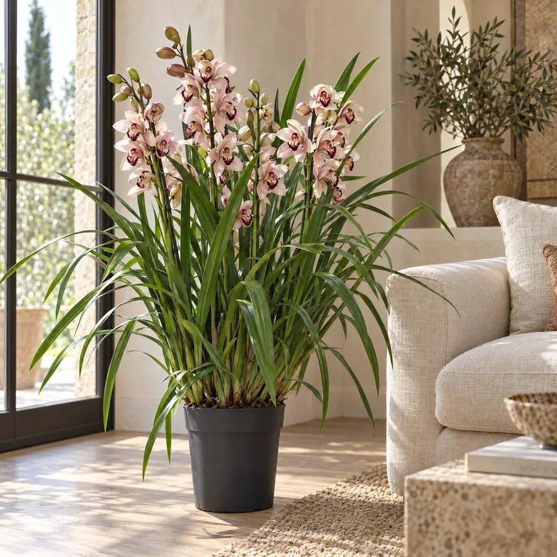 Cymbidium colori misti D.14 H.90 cm 4-5 steli
