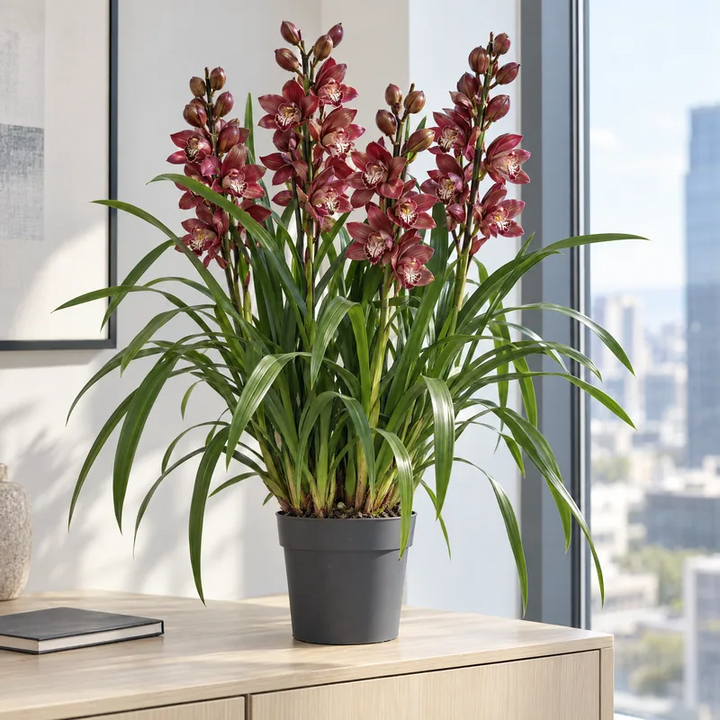 Cymbidium colori misti D.14 H.90 cm 4-5 steli