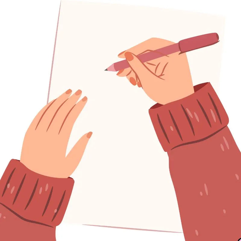 immagine che mostra una persona che scrive un messaggio 