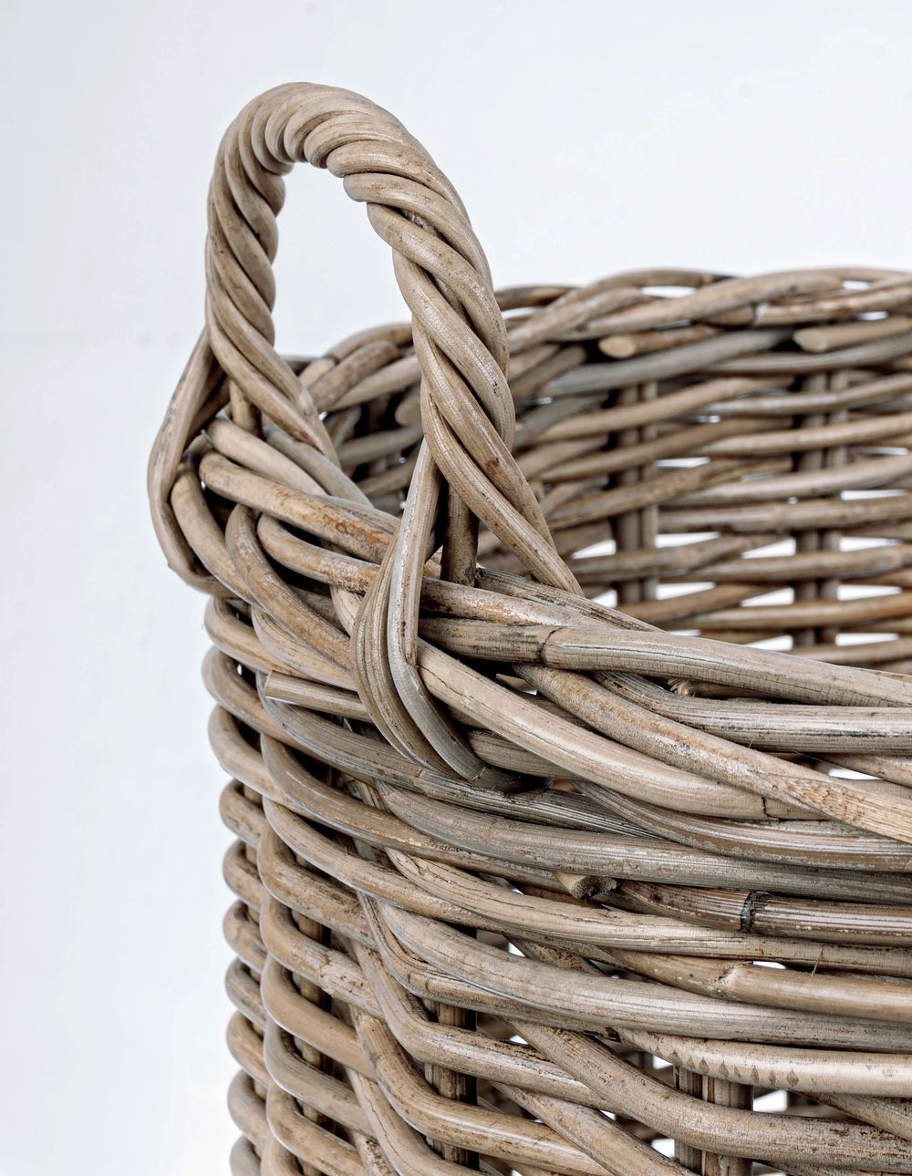 Cesti Narra TO - dettaglio della trama in fibra naturale intrecciata