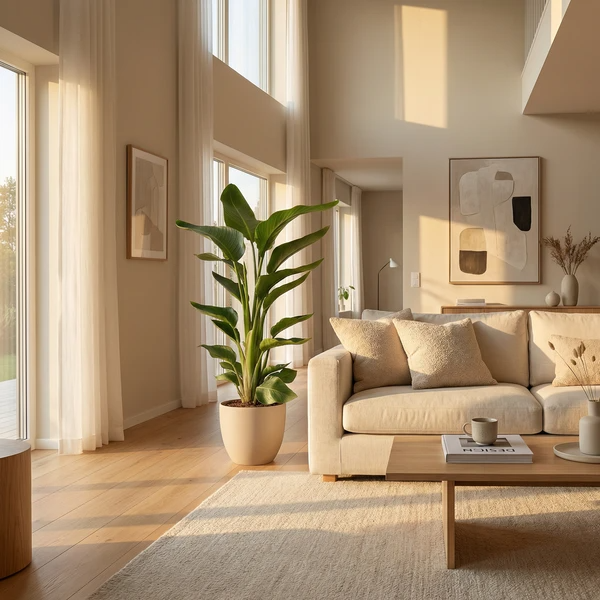 strelitzia-nicolai-pianta-soggiorno-moderno