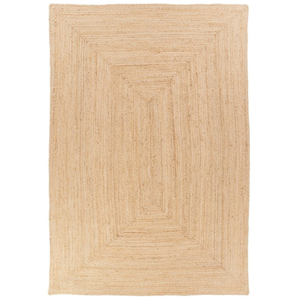 Tapis Taniko rectangulaire naturel