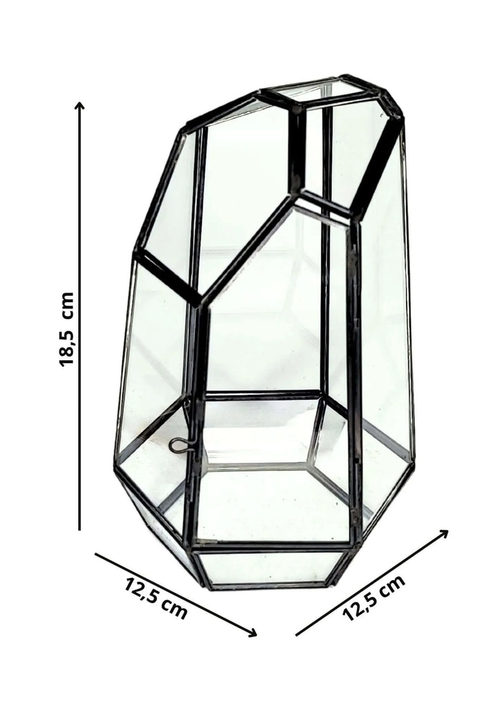 Terrarium geometrico Cristallo di Smeraldo 2TR072 - i Giardini di Giulia