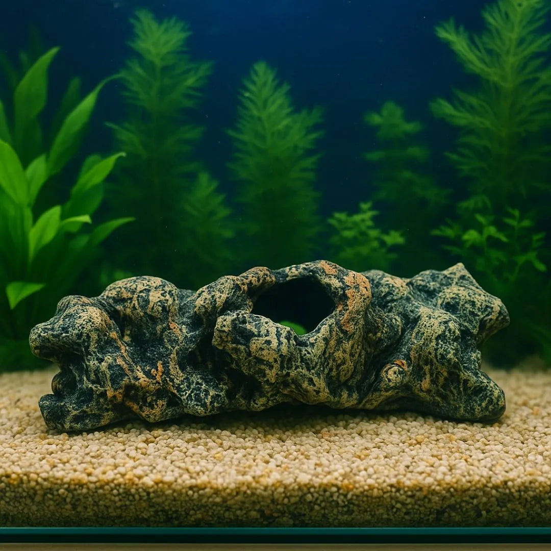 Tronco Decorativo In Legno Naturale Per Terrario – Forma Casuale, Cod. CHD008, Dimensioni 47 X H 20 Cm, Adatto Per Rettili E Sauri