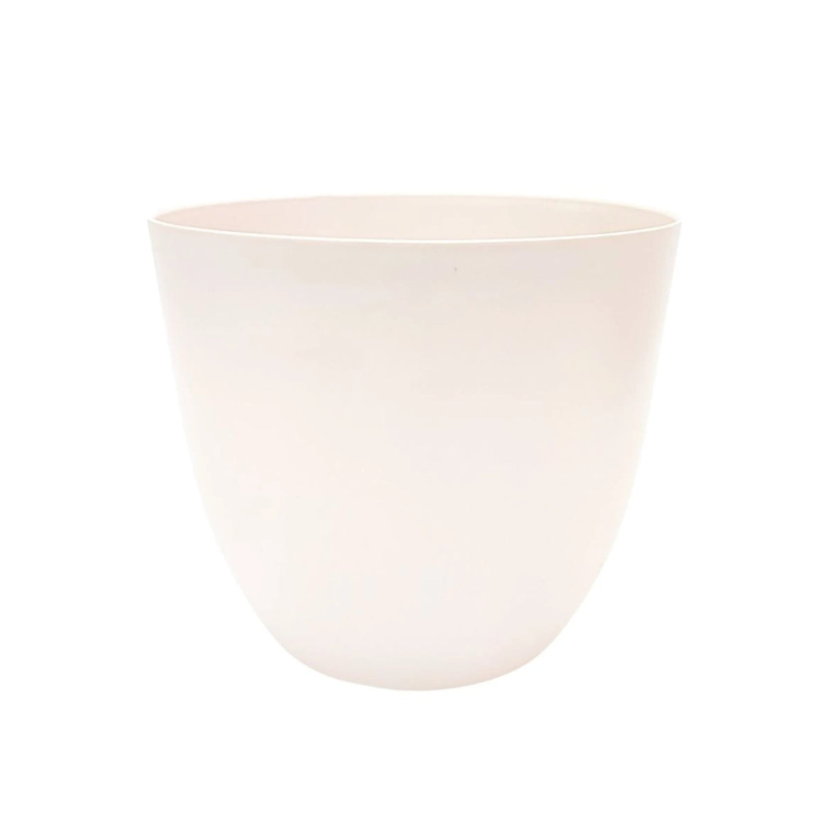 Gilde Vaso Conico Newtown, Design Moderno, Colore Crema Opaco E Argento, Altezza 40,5 Cm - 3